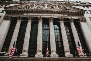 Jio Platforms listing – stock exchange building in Mumbai