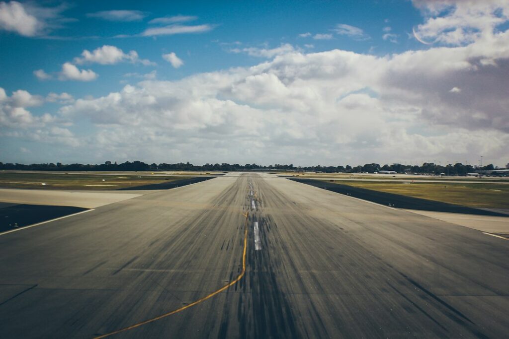 Boeing Q3 results – commercial airplane taking off from an airport runway