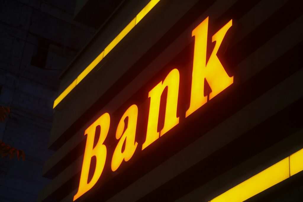 IDFC FIRST Bank Q2 results – illuminated bank sign